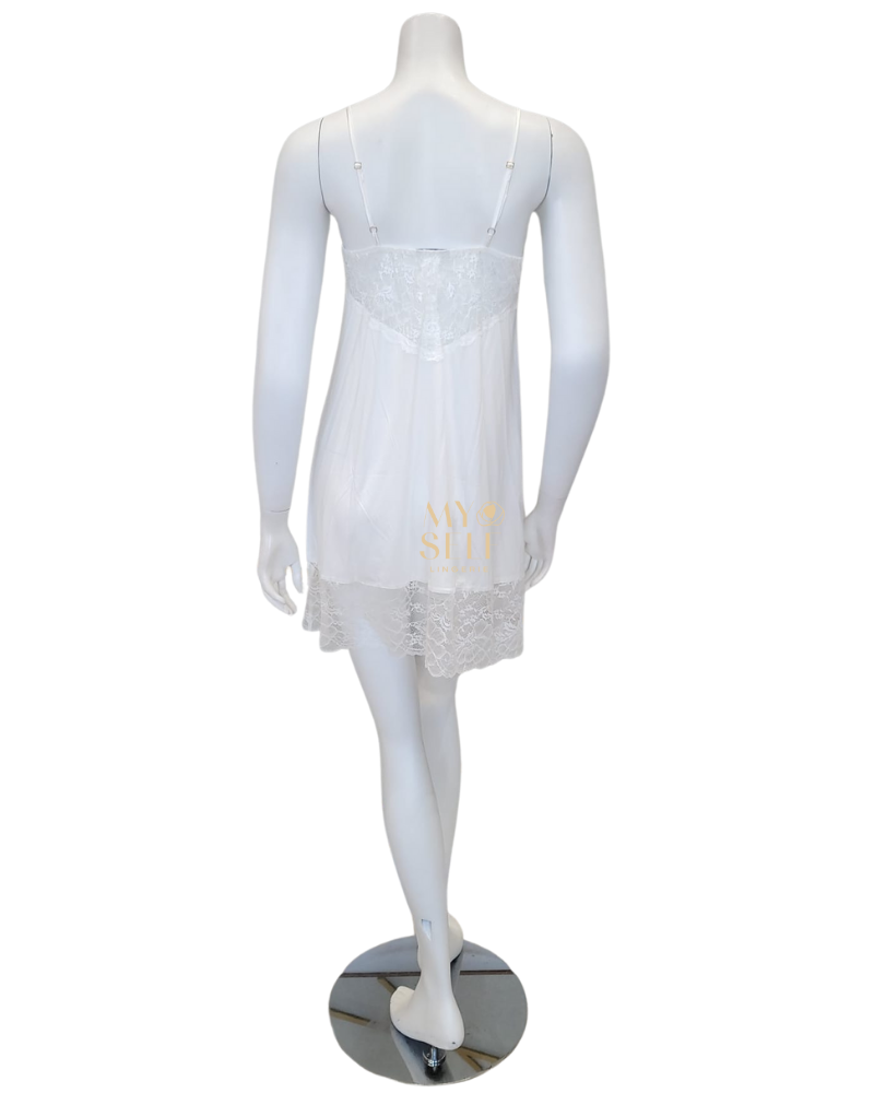 Oh! Zuza 3810 + 3811 Bridal Dreams Ivory Chemise & Robe Set myselflingerie.com