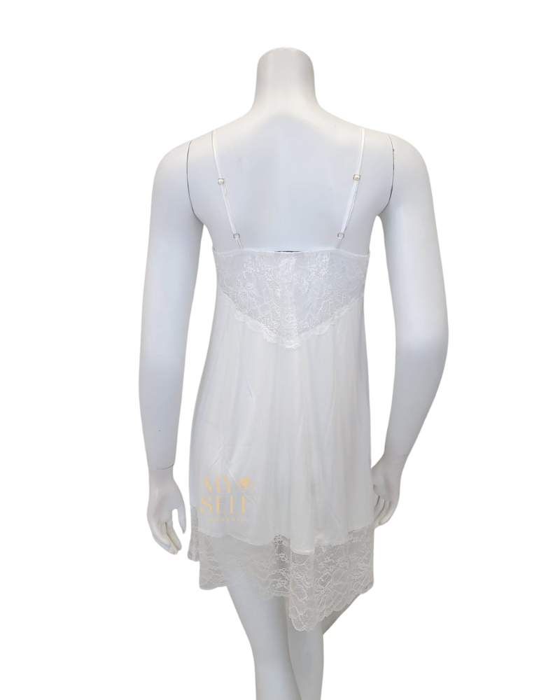 Oh! Zuza 3810 + 3811 Bridal Dreams Ivory Chemise & Robe Set myselflingerie.com
