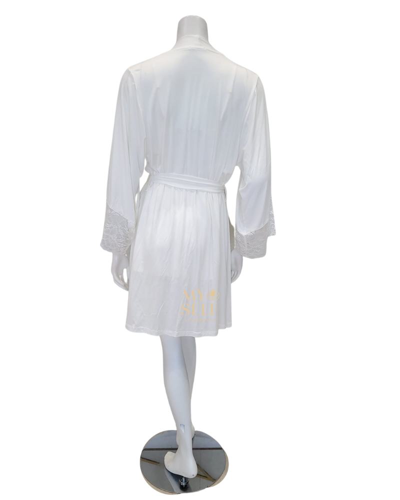 Oh! Zuza 3810 + 3811 Bridal Dreams Ivory Chemise & Robe Set myselflingerie.com