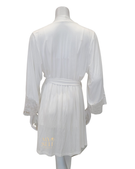Oh! Zuza 3810 + 3811 Bridal Dreams Ivory Chemise & Robe Set myselflingerie.com