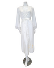 Rya Collection 573 + 574 Ivory Rosey Chiffon Gown & Robe Set myselflingerie.com