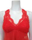 Fleur't 630 Goji Lace T-Back Short Modal Chemise myselflingerie.com
