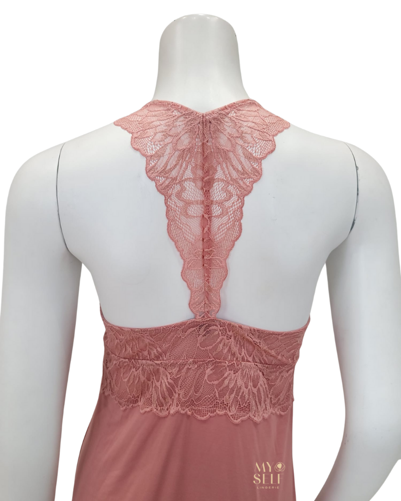 Fleur't 6029 Rosette Bride to Be Triangle Modal Chemise myselflingerie.com