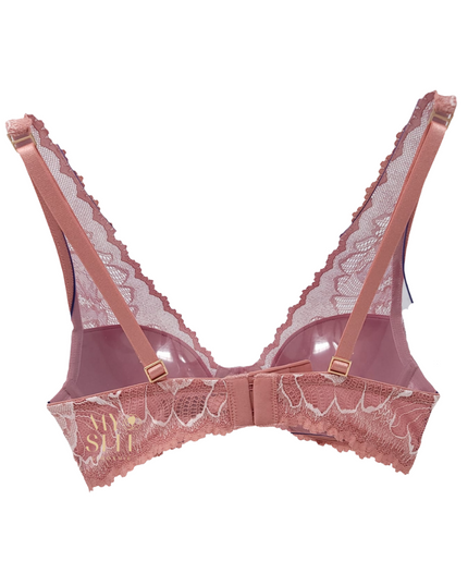 Montelle 9474 Rose Clay/Blush Plunge Underwire Bra myselflingerie.com