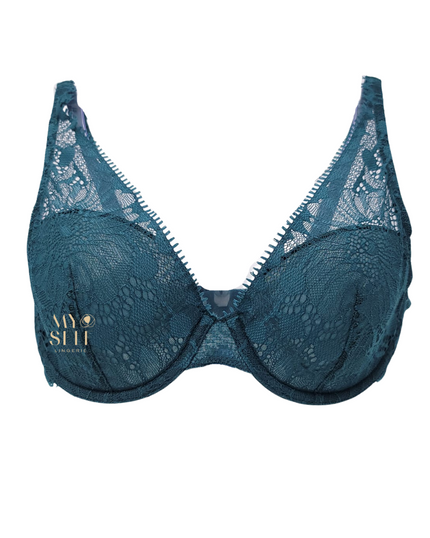 Chantelle 15F7 Green Day to Night Lightweight Plunge Underwire Bra myselflingerie.com