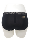 DKNY DK8822 Black Cotton Table Tops Bikini myselflingerie.com