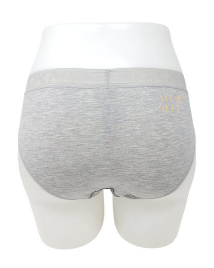 DKNY DK8822 Heather Grey Cotton Table Tops Bikini myselflingerie.com