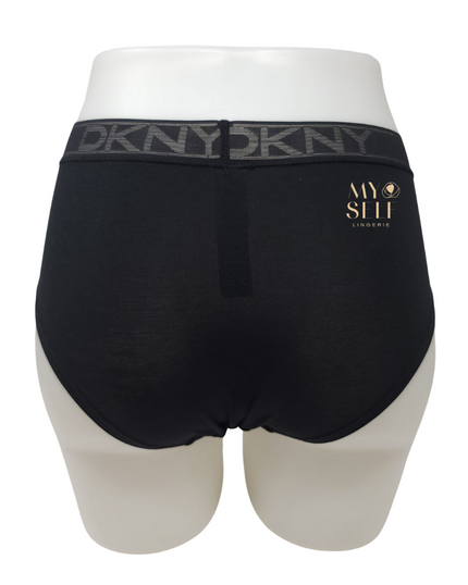 DKNY DK8823 Black Cotton Table Tops Hipster myselflingerie.com