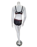 Passionata 41G5 + 41G7 Black Street Wire Free Bralette & Thong Set myselflingerie.com