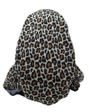 Lizi Headwear ACPCH Charcoal Cheetah Pre-Tied Bandanna with Light Non Slip Grip myselflingerie.com.