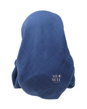 Lizi Headwear Solid Sky Blue Pre-Tied Bandanna with Light Non Slip Grip myselflingerie.com