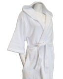 Iora Lingerie 22320C 100% Cotton Hooded Terry Bath Robe myselflingerie.com