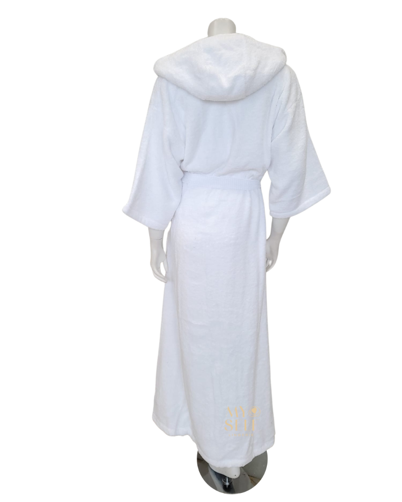Iora Lingerie 22320C 100% Cotton Hooded Terry Bath Robe myselflingerie.com