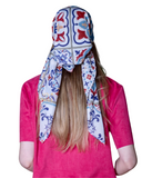 Tie Ur Knot Italian Tile Square Scarf myselflingerie.com