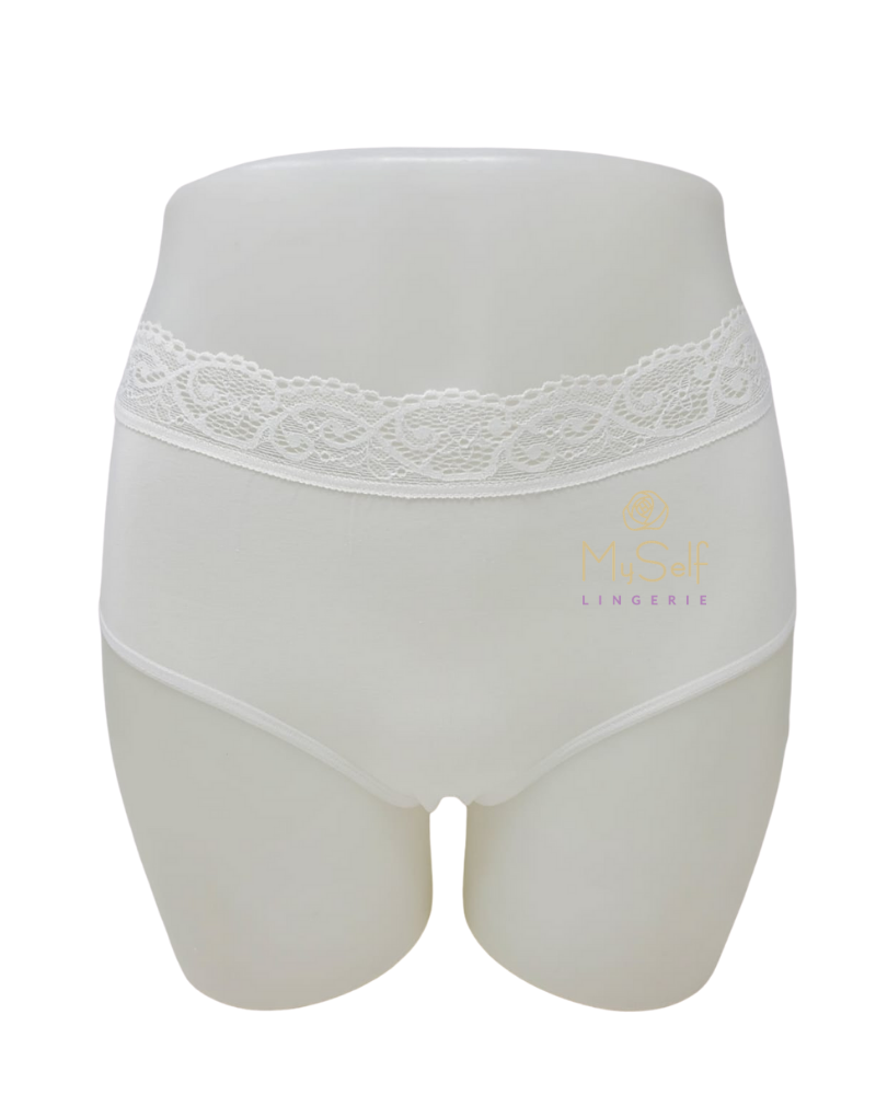 Nina Von C 40 70 374 Cotton Lace Top Hipster myselflingerie.com