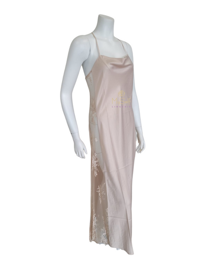 Rya Collection 219 Darling Lace Panel Gown myselflingerie.com