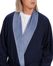UGG 1096932 Navy Heather Robinson Men's Wrap Robe Myselflingerie.com