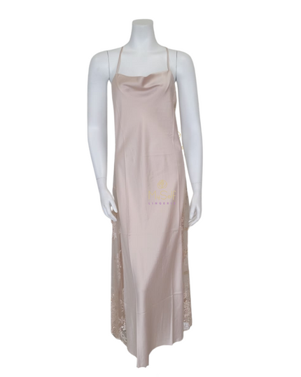 Rya Collection 219 Darling Lace Panel Gown myselflingerie.com