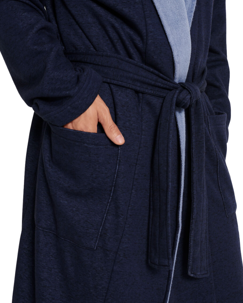 UGG 1096932 Navy Heather Robinson Men's Wrap Robe –