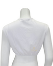 Sparrow S5553R White Rayon Sleeveless Crop Shell myselflingerie.com