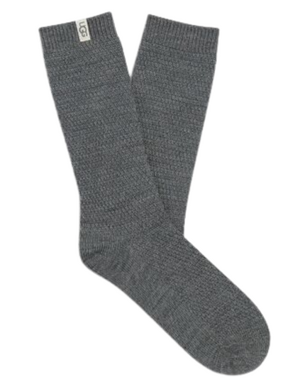 UGG 1108393 Grey Heather Classic Boot Socks    myselflingerie.com