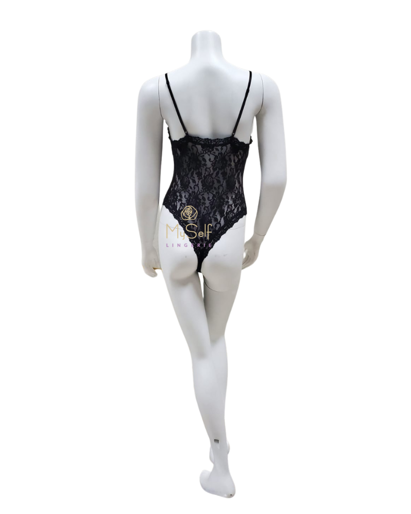 Hanky Panky 488451 Thong Back Signature Lace Bodysuit MYSELFLINGERIE.COM