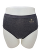 Me Moi MU-1013 3pk Charcoal Heather Cotton Briefs myselflingerie.com