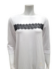Oh! Zuza OZ210PJ White Accented Tunic Style Pajamas Set myselflingerie.com