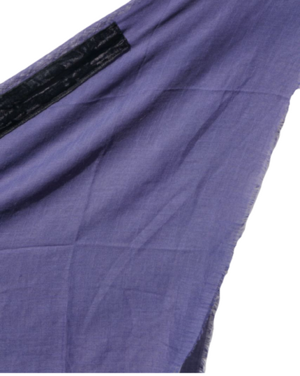 Tie Ur Knot Denim Solid Triangle Scarf with Light Non Slip Grip myselflingerie.com