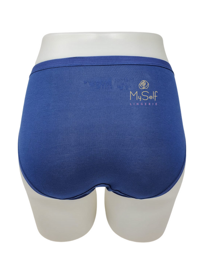 Me Moi MU-1014 3pk Midnight Blue Cotton Hipsters