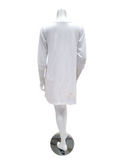 Oh! Zuza OZ210PJ White Accented Tunic Style Pajamas Set myselflingerie.com
