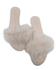 Rya Collection S01 Champagne Feather Slippers MYSELFLINGERIE.COM