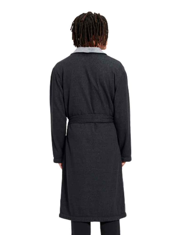 UGG 1096932 Black Heather Robinson Men's Wrap Robe myselflingerie.com