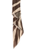 Tie Ur Knot Coffee Zebra Print Square myselflingerie.com