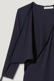 Rojo London Wrap Modal Navy Nightgown & Lounge Top