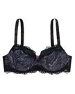Dorina D000196 Floral Fantasy Black 3 Part Underwire Bra myselflingerie.com