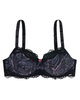 Dorina D000196 Floral Fantasy Black 3 Part Underwire Bra myselflingerie.com