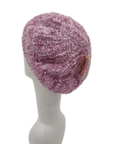 SG Solid Pink Lavender Lined Chenille