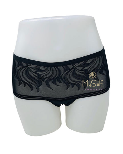 Triumph 10198887 Palm Spotlight Black Bandeau Brief myselflingerie.com