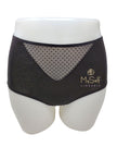 Gemsli 33200 Mesh Insert Organic Cotton Black Briefs 3 Pk myselflingerie.com