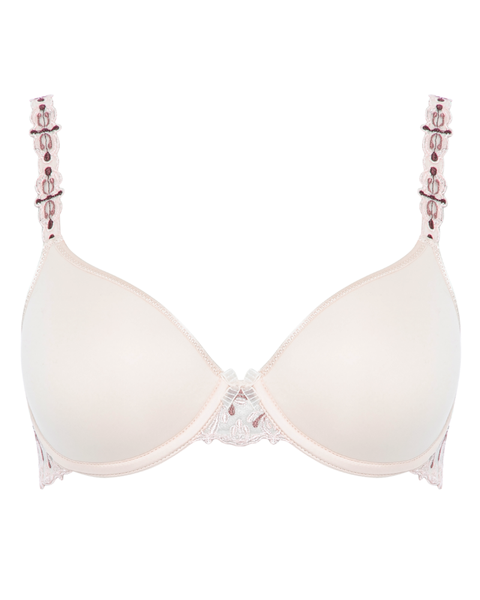 Chantelle 2606 Rose Perle Champs Elysees Molded Underwire Bra myselflingerie.com