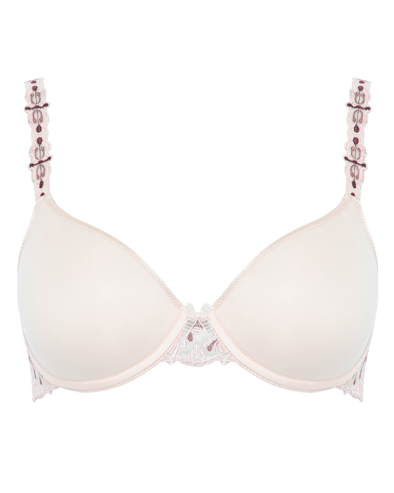 Chantelle 2606 Rose Perle Champs Elysees Molded Underwire Bra myselflingerie.com
