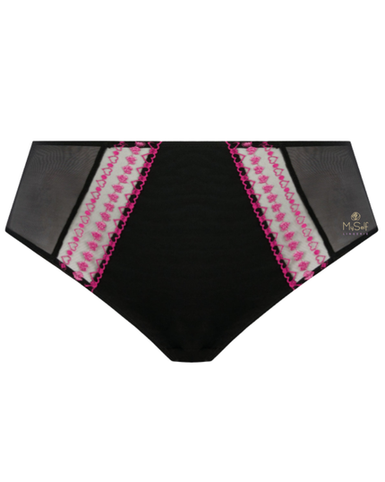 Elomi 8906 Lace Kiss Black Matilda Full Brief MYSELLFINGERIE.COM
