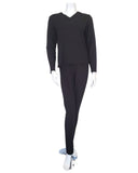 Jackie O`Loungewear Black Modal Pajamas Set