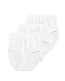 Jockey 1218 #100 White Modal Matte & Shine 3 Pk Briefs MYSELFLINGERIE.COM