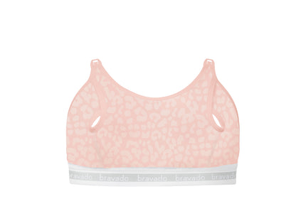 Bravado 9301 Pink Leopard Clip and Pump Nursing Bra Hands-Free Accessory  MYSELFLINGERIE.COM