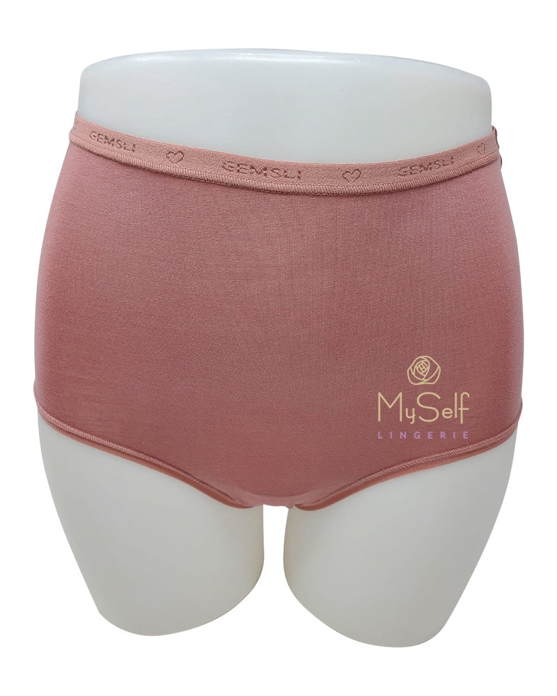 Gemsli 3323 Organic Cotton Blush Briefs 3 Pk myselflingerie.com