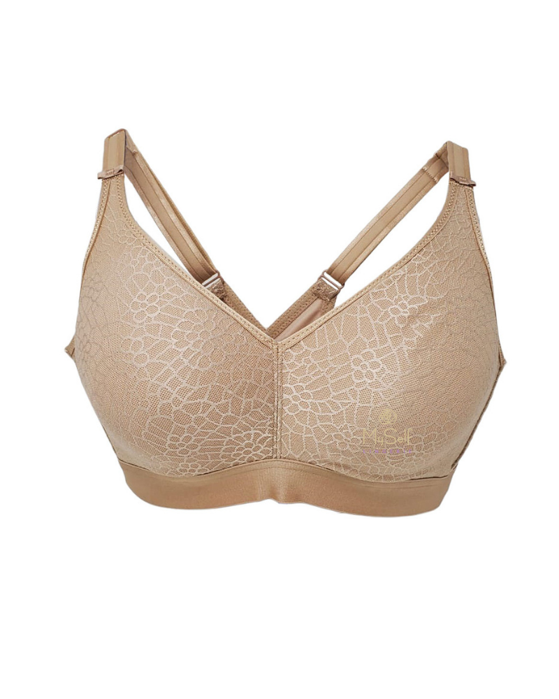 Chantelle 1892 C Magnifique Nude Full Figure Wirefree Bra MYSELFLINGERIE.COM