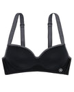 Dorina D000227 Memphis Black Molded Wire Free Sports Bra myselflingerie.com