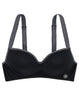 Dorina D000227 Memphis Black Molded Wire Free Sports Bra myselflingerie.com